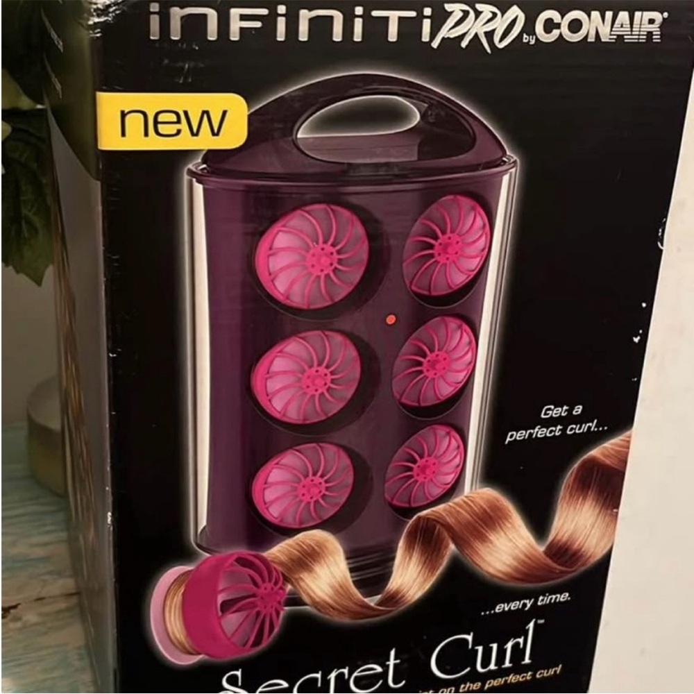 InfinitiPRO by Secret Curl Hair Rollers - Purple and Pink